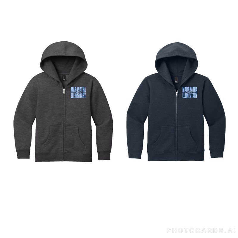 MARANATHA ELEMENTARY MCS FULL ZIP HOODIE (YOUTH)