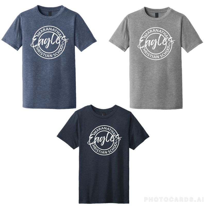 MARANATHA EAGLES CIRCLE LOGO SOFT TEE (YOUTH)
