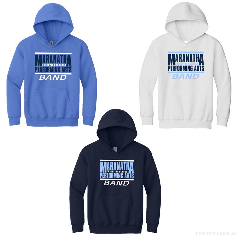 MARANATHA BAND HOODIE (YOUTH)