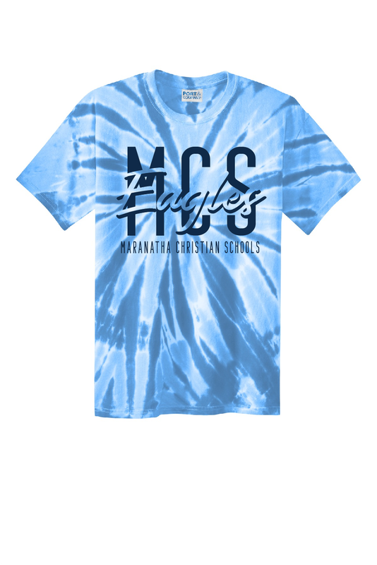 MCS EAGLES TIE-DYE TEE (ADULT)