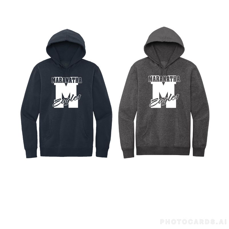 LARGE M EAGLES  HOODIE (ADULT)