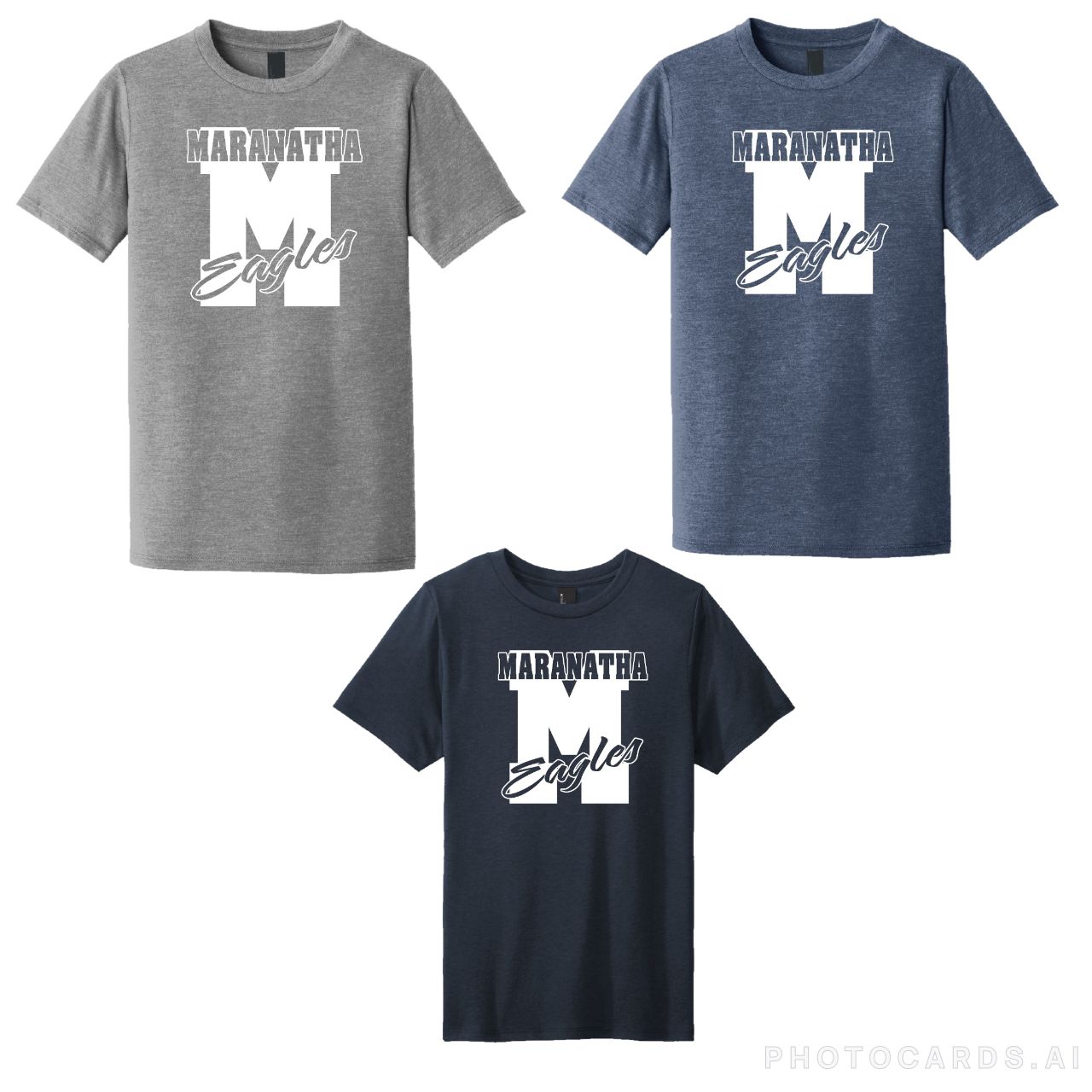 LARGE M EAGLES SOFT TEE (YOUTH)
