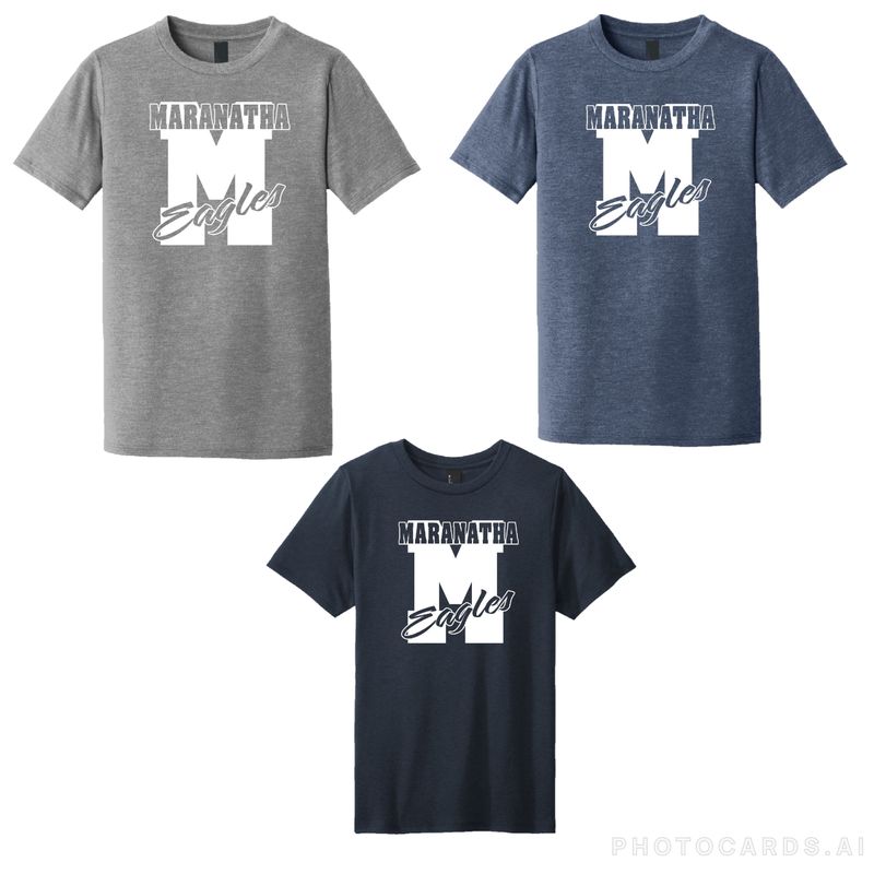 LARGE M EAGLES SOFT TEE (YOUTH)