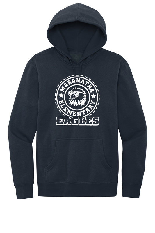 MARANATHA ELEMENTARY WITH COOL EAGLE  HOODIE (ADULT)