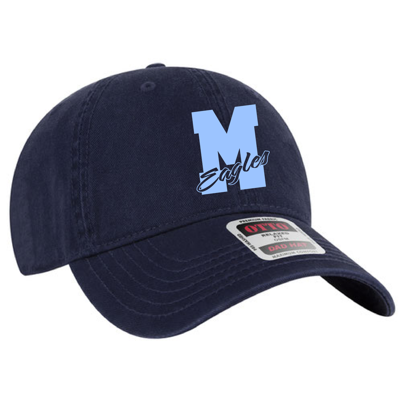 M WITH EAGLES DAD HAT (YOUNG ADULT OR ADULT)