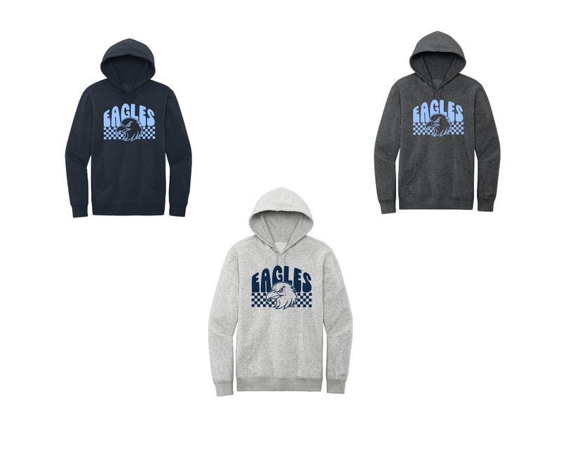 EAGLES CHECKERED HOODIE (ADULT)