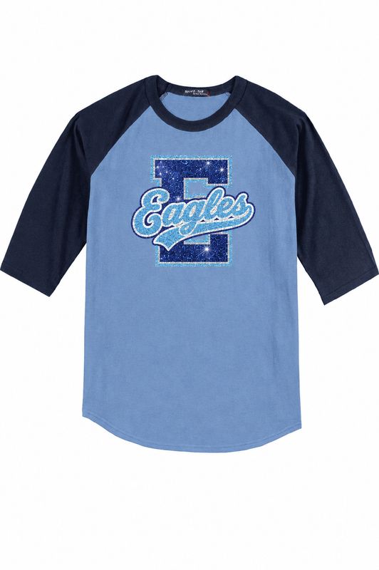EAGLES GLITTER REGLAN (ADULT)