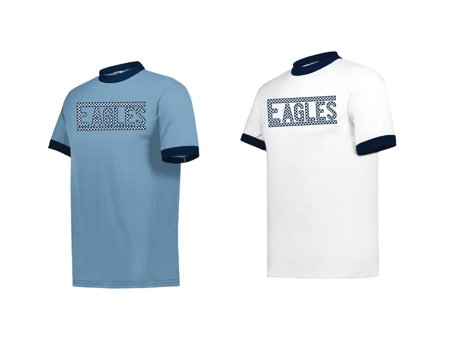 RETRO EAGLES RINGER SHIRT (ADULT)