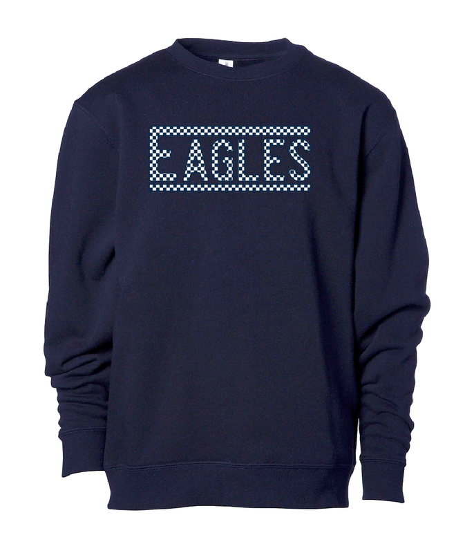 EAGLES RETRO CHECKERED CREW (ADULT)