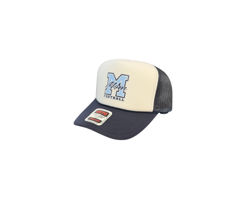 FOOTBALL MOM TRUCKER CAP