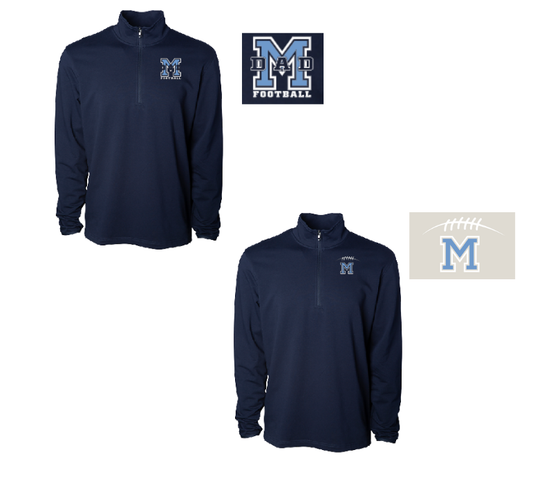 MARANATHA FOOTBALL 1/4 ZIP (ADULT)