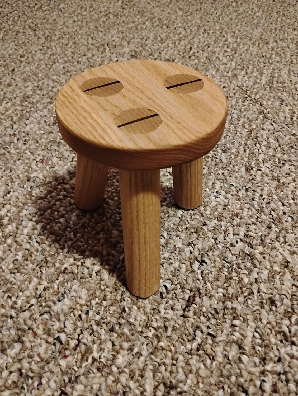 Oak 6x6 Plant Stand / Small Display Stool / Oak Stool
