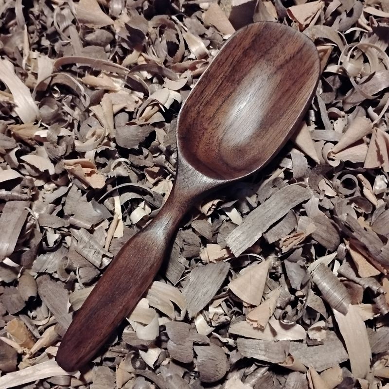 Eater / Hand Carved Eater / Walnut Spoon