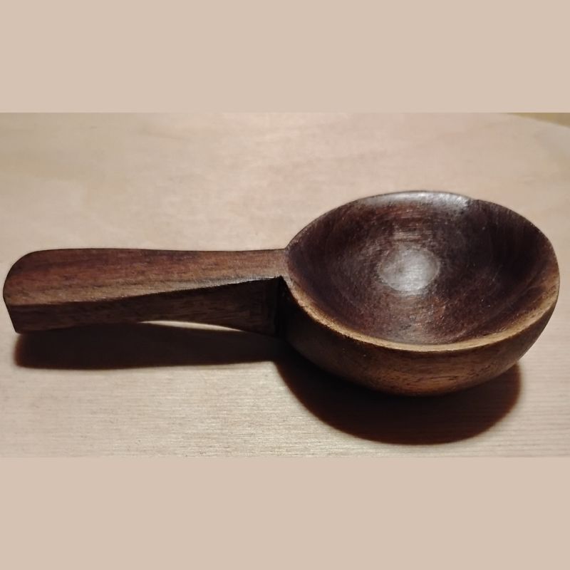 Coffee Scoop / Hand Carved Scoop / Walnut Scoop
