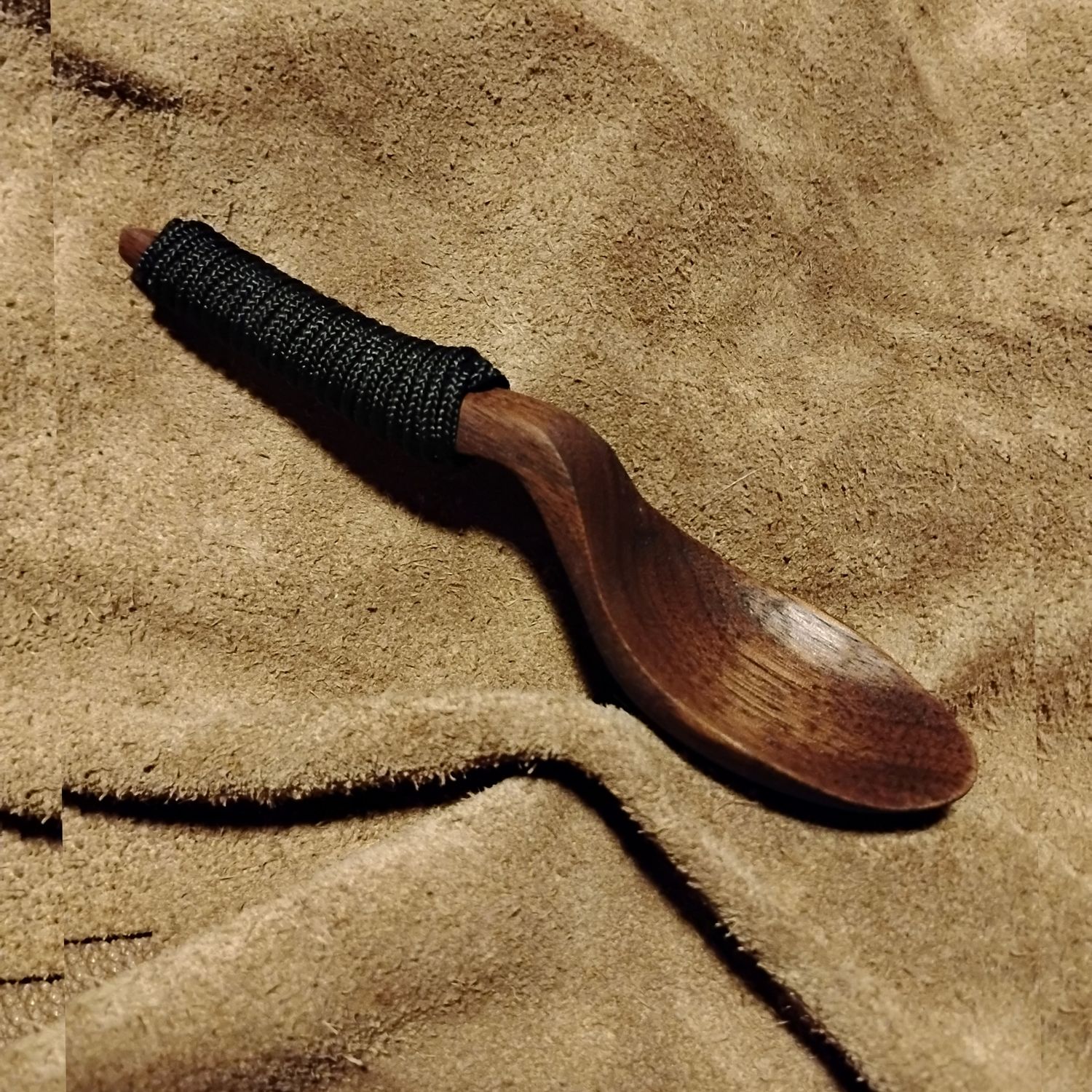 Camp Spoons / Travel Spoon / Walnut Hand Carved Spoon