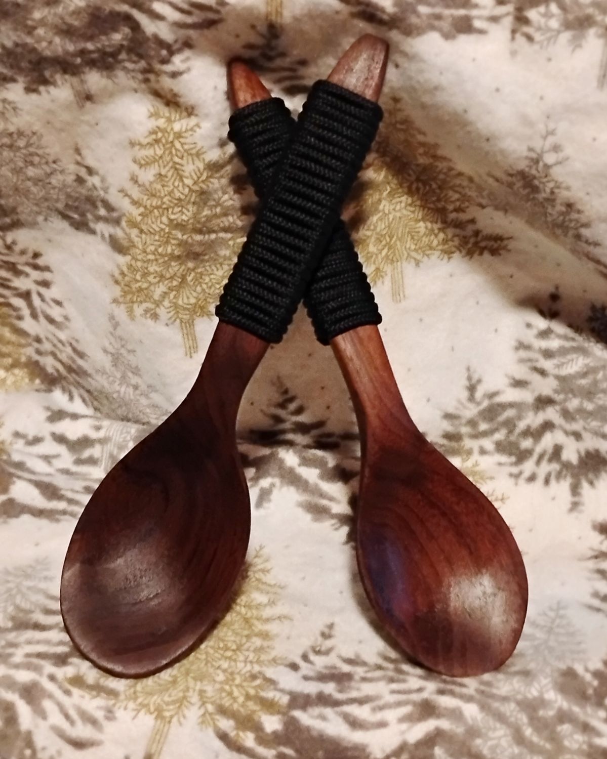 Camp Eaters / Travel Spoons / Walnut Eaters Set