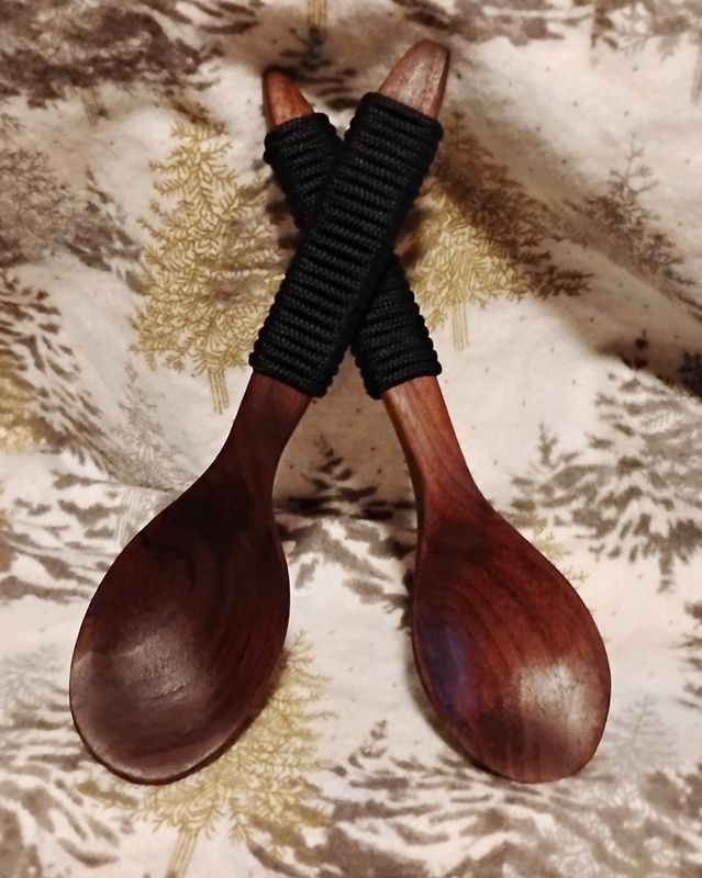 Camp Eaters / Travel Spoons / Walnut Eaters Set