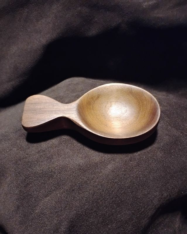 Coffee Scoop / Walnut Kitchen Scoop / Woodware
