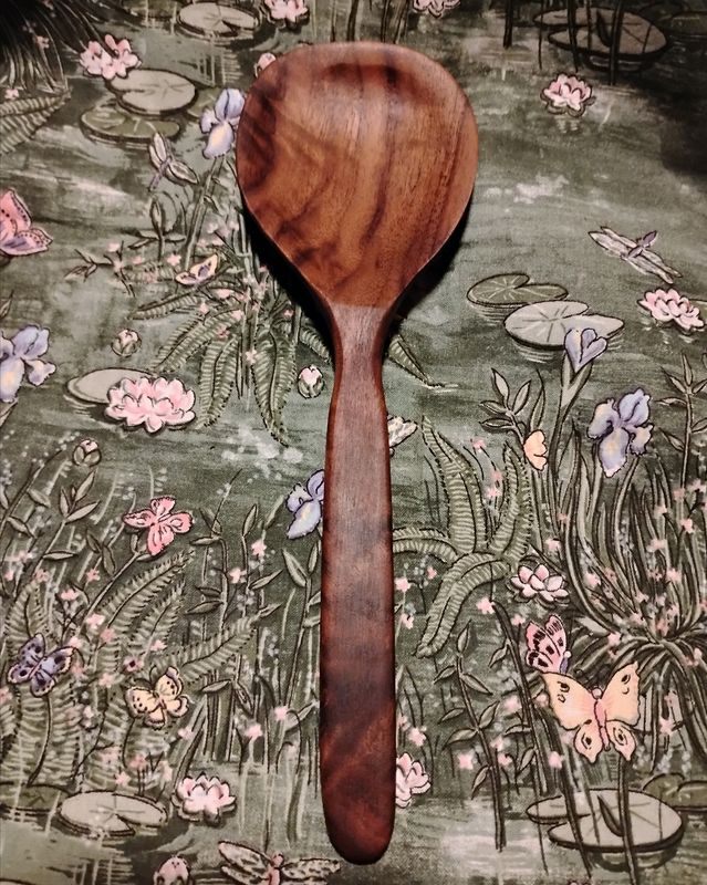 Stir Spoon / Serving Spoons / Walnut Kitchen Cooking Utensils