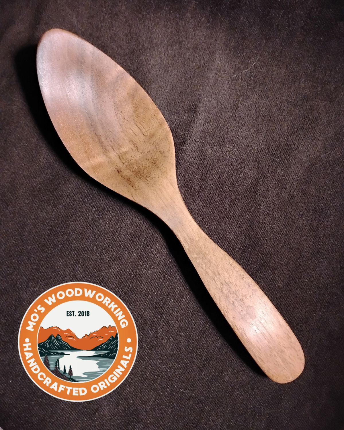 Quilted Walnut Hand Carved Spoon