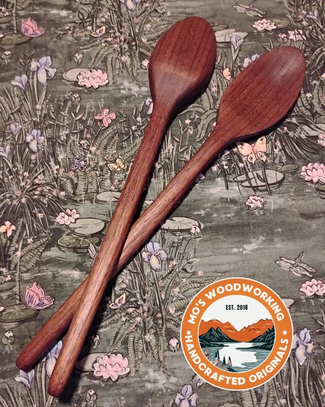 Set of Walnut Cook Spoons