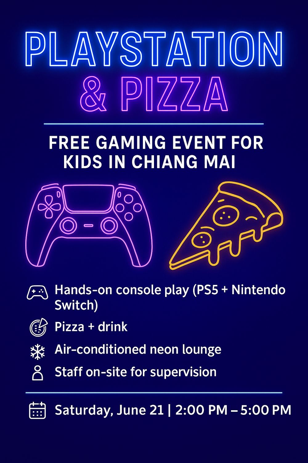 PlayStation &amp; Pizza – Free Gaming Event for Kids