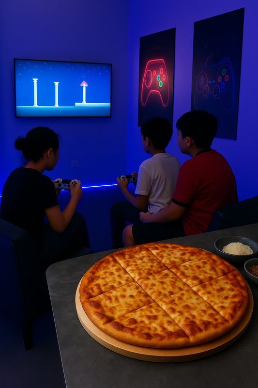 🎮 Private Game Room – Party Package W/Food Package