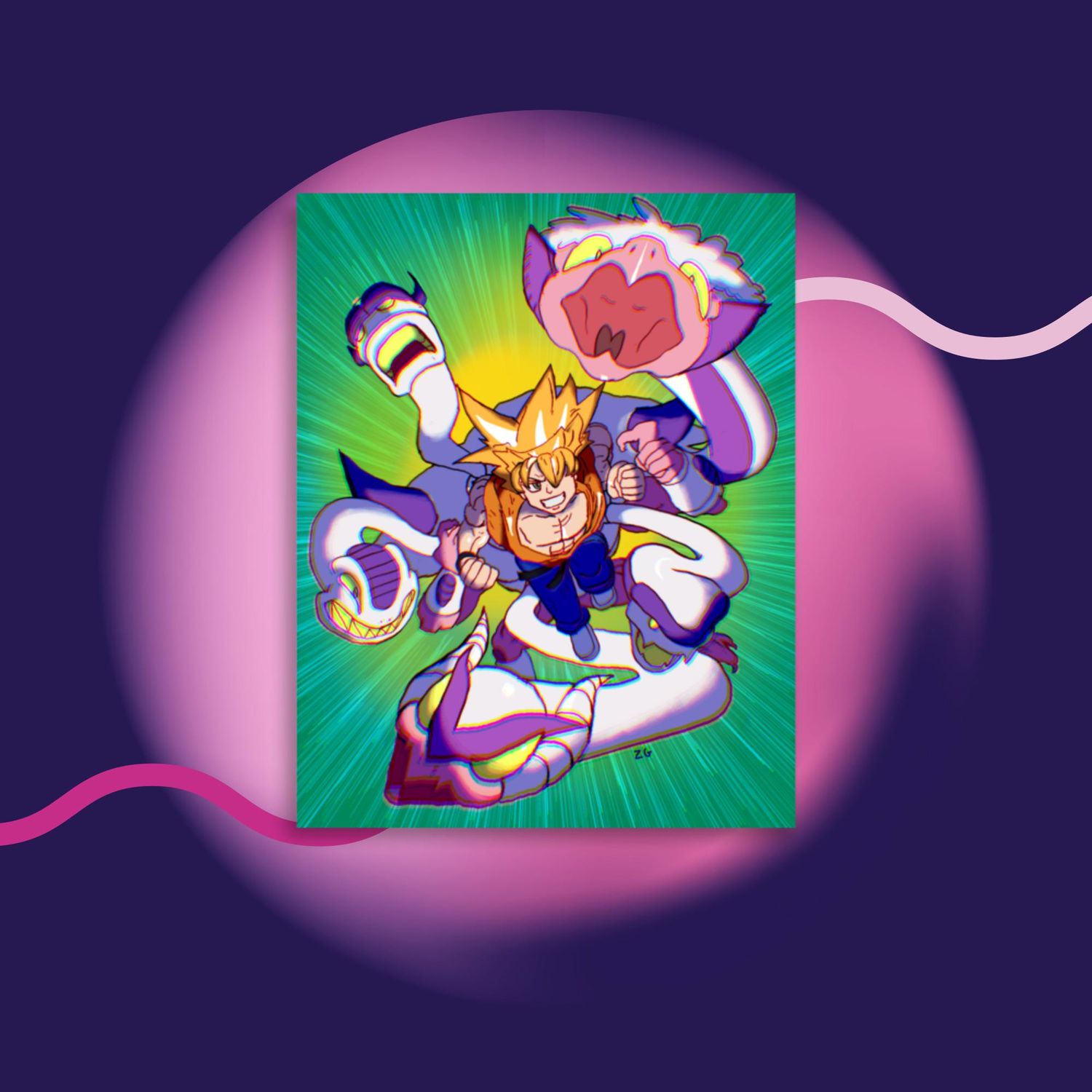 Number 4 KND x DBZ Print