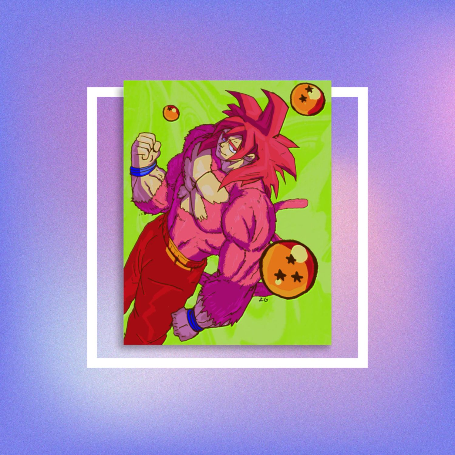 SSJ4 Goku Print
