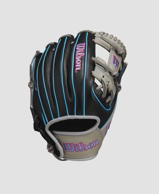 Wilson A1000 11.5&quot; BB Glove Black/Gray/Cool Blue