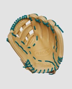 Wilson A1000 12&quot; BB  Glove Blonde/Teal/Orange, Hand: Left Handed