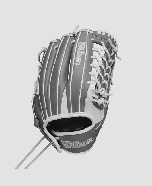 Wilson A1000 FP 12.5&quot; Glove Gray/White, Hand: Left Handed