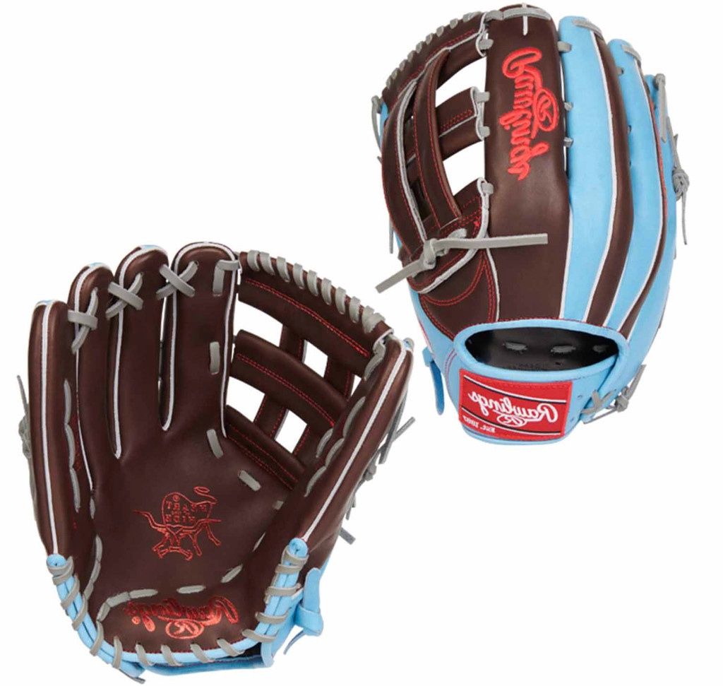 Rawlings Heart of the Hide Brown/Blue 12.75&quot; LHT