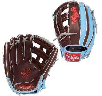 Rawlings Heart of the Hide Brown/Blue 12.75" LHT