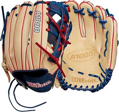 Wilson A1000 Cream/Red/Blue 12" RHT