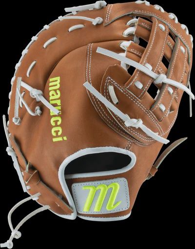 Marucci FP 1B Mitt Magnolia Series Brown/White/Neon Yellow 13&quot;, Hand: RHT