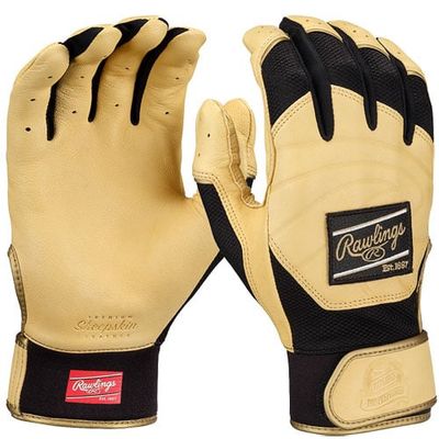 Rawlings Pro Preferred Batting Gloves Black/Camel