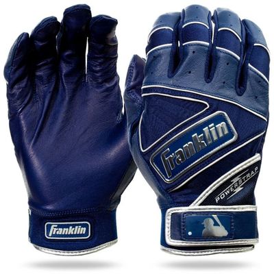 Franklin Powerstrap Navy Batting Gloves Adult