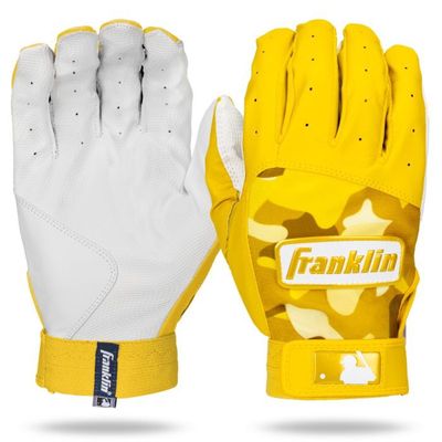Franklin Digitek Yellow Batting Gloves Adult