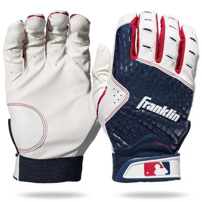 Franklin 2ND Skinz RWB Adult Batting Gloves