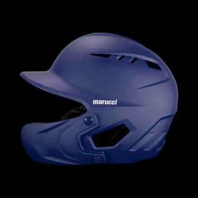 Marucci Duravent Baseball Helmet Navy Blue w/ Jaw Guard