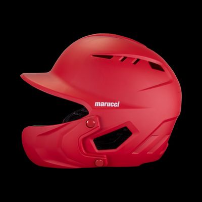 Marucci Duravent Baseball Helmet Red w/ Jaw Guard