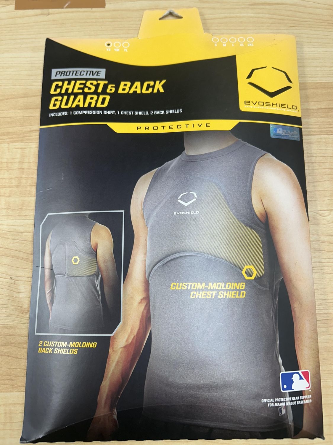 Evoshield Protective Chest &amp; Back Guards, Size: Youth Small
