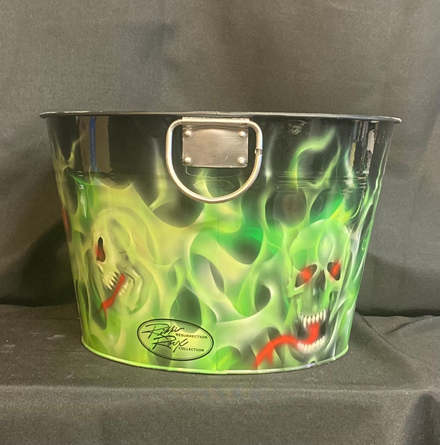 Skull &amp; Flame Pail