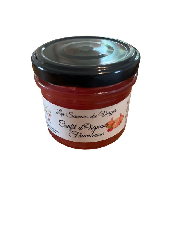 Uienmarmelade met frambozen