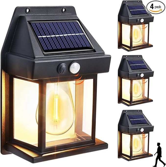 4 pc outdoor solar light
