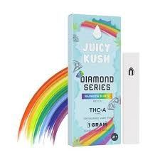 1 gram Juicy Kush Diamond Series THC-A Vape, Flavour: Rainbow Runtz, Strain: Indica
