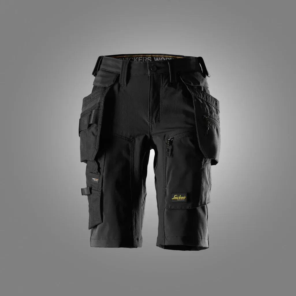 Snickers Workwear |  Stretch-Shorts mit abnehmbaren Holstertaschen | Damen