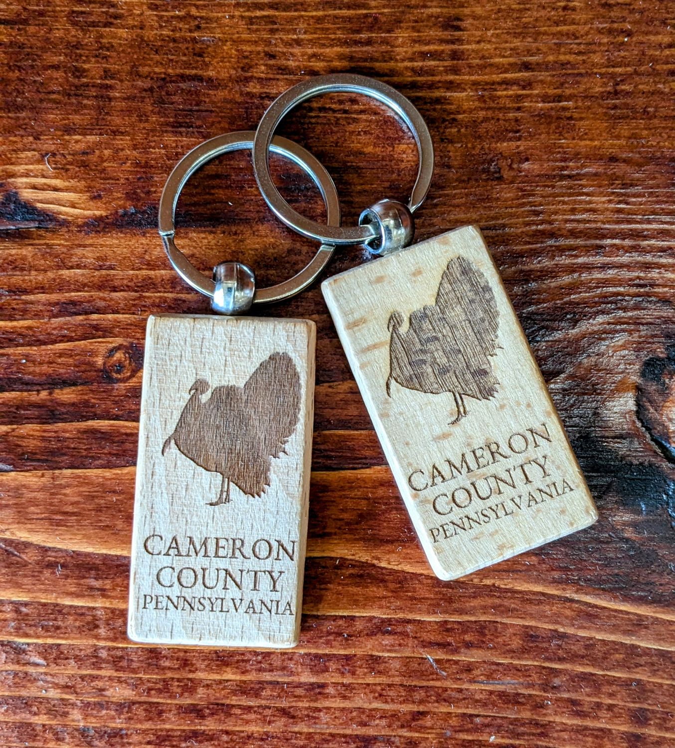 Wood Keychains