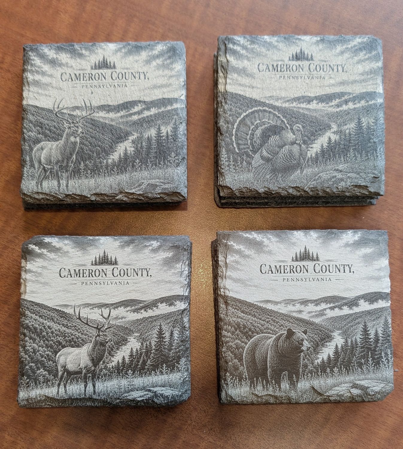 Individual Slate Coasters